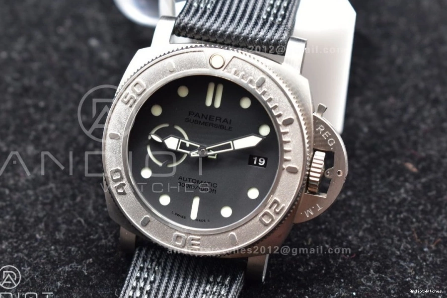 Edition VSF Nylon PAM984 Horn P.9010 Mike 996 FastDry Clone Black Submersible Best on 1:1 Strap Black Dial 0524